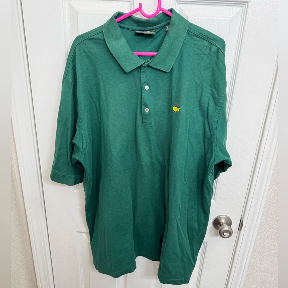 Vintage Masters Collection Green Short Sleeve Polo Shirt